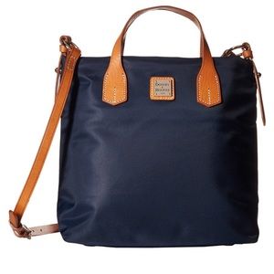 Dooney & Bourke Windham Nylon Leighton Tote in Dark Navy Blue